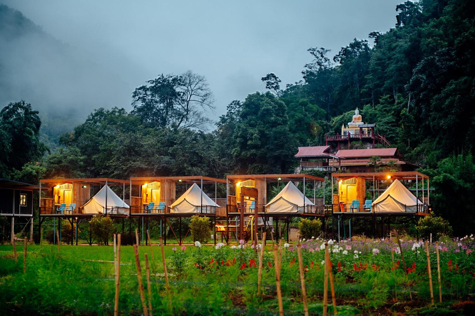 เนเจอร์วัลเล่ย์แคมป์ ปางมะผ้า Hotel Luaran gambar