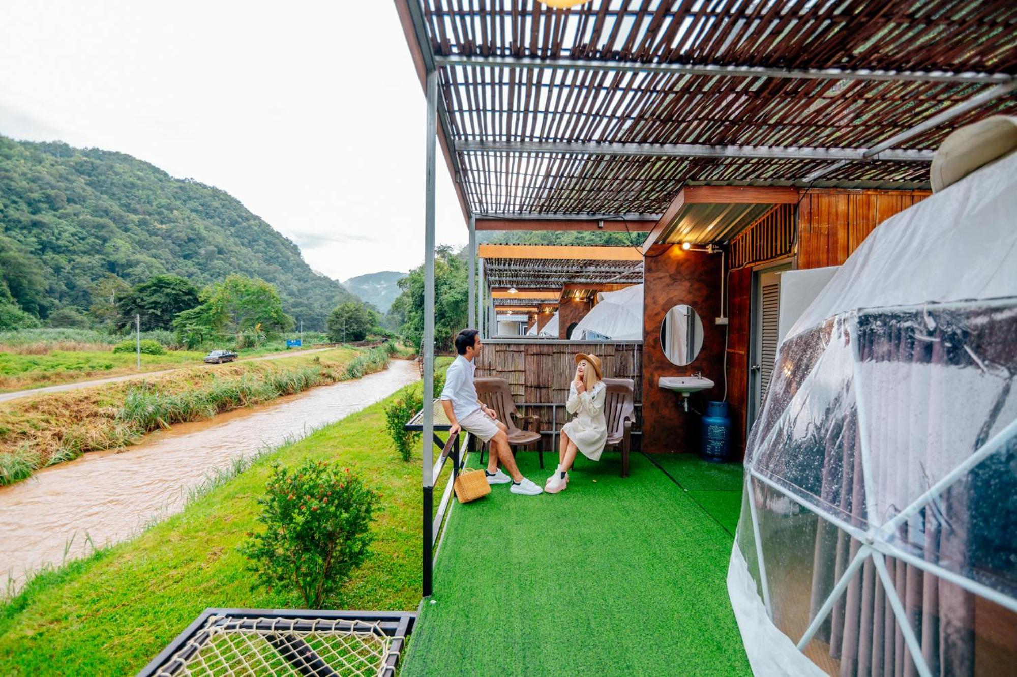 เนเจอร์วัลเล่ย์แคมป์ ปางมะผ้า Hotel Luaran gambar